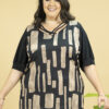 MAGLIA CURVY SCOLLO AV CON INTRECCIO
