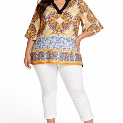 BLUSA POSITANO MEZZA MANICA
