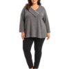 MAGLIA CURVY LUREX 3 BOTTONI